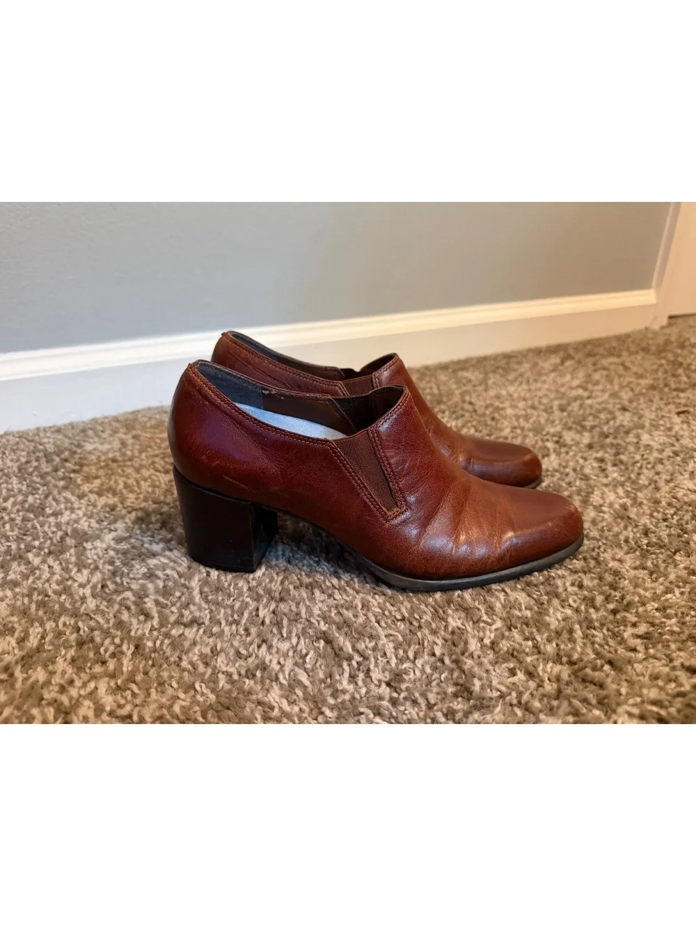 Naturalizer Block Heel Slip on Booties Women’s 5.5